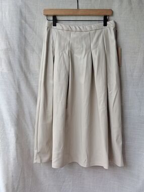 Halogen Faux Leather Skirt Moonbeam S